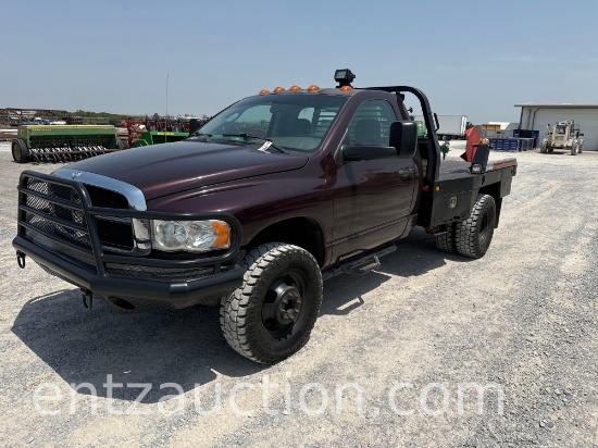 2005 DODGE RAM 3500 PICKUP, SINGLE CAB, CUMMINS
