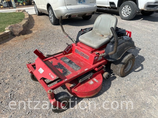 BIG DOG ZERO TURN MOWER, 36" CUTTING DECK,