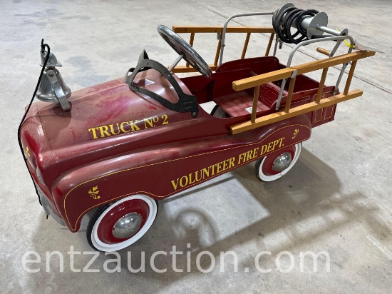 ANTIQUE PEDAL FIRE TRUCK