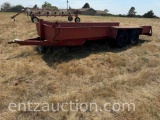 SHOPBUILT TRAILER, 16' X 71