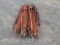 6 1/2' T-POSTS, USED