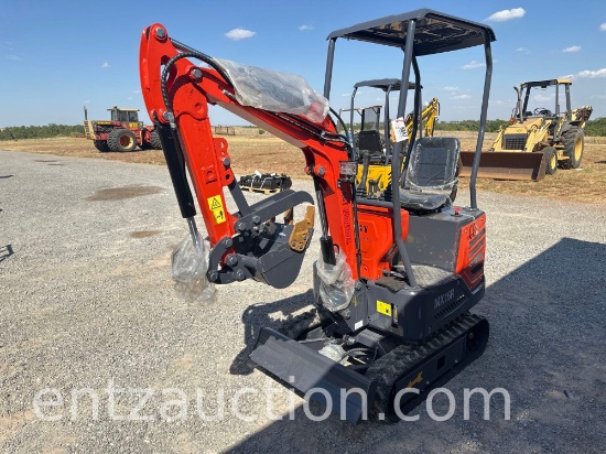 AGT MX15R MINI EX, ROPS, OPEN CAB, 48" TRACKS,