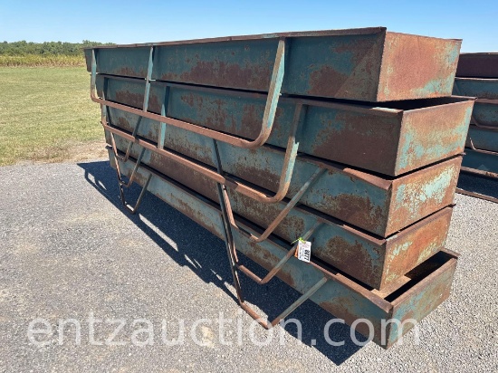 2' X 12' METAL FEED TROUGHS *SOLD TIMES THE