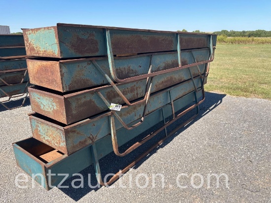 2' X 12' METAL FEED TROUGHS *SOLD TIMES THE