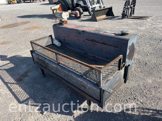 L SHAPED FUEL TANK, 90 GAL., GPI PUMP,