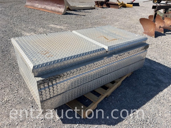 33" X 64" TOOLBOX/FUEL TANK, 40 GAL.