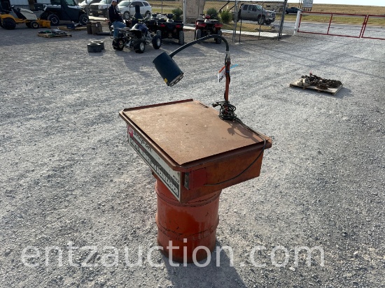 SNAP-ON 30 GAL. PARTS WASHER, 110V, HAS 10 GAL.