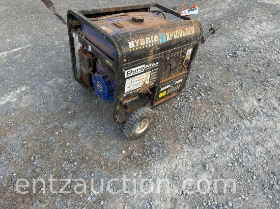 DUROMAX XP10000EH GENERATOR, PROPANE/GAS,