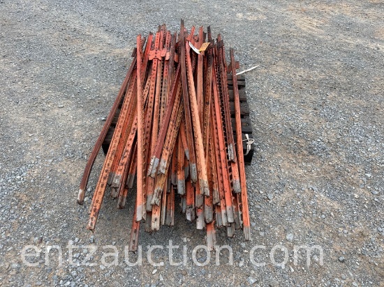 6 1/2' T-POSTS, USED