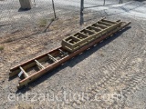 14' FIBERGLASS EXT. LADDER & 8' FIBERGLASS STEP