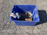TUB OF MISC. TELEMETRY METER PARTS