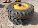 18.4-38 TIRES ON 9 HOLE RIMS *SOLD TIMES THE