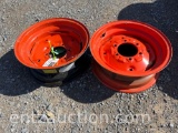 16X6 KUBOTA FRONT WHEELS *ONE USED AND ONE NEW