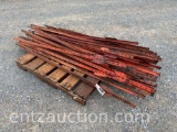 6' T-POSTS, USED *SOLD TIMES THE QUANTITY*
