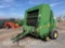 JD 566 ROUND BALER, 1000 PTO, NET/TWINE,