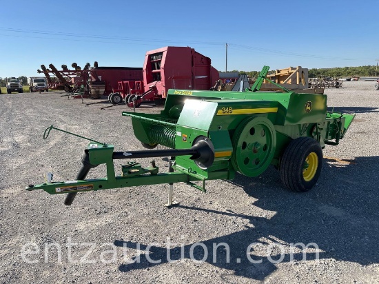 JD 348 SQUARE BALER, 540 PTO,