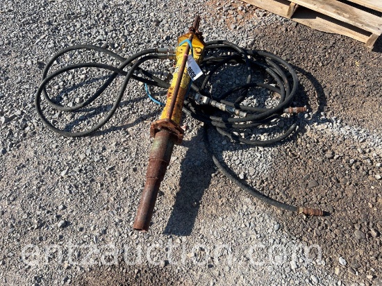 ATLAS T POST DRIVER, HYD. DRIVE