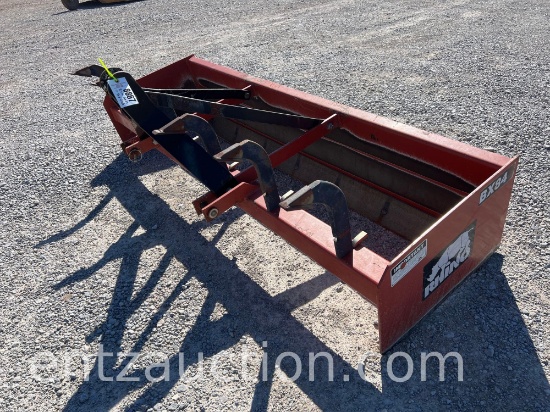 RHINO BX84 BOX BLADE W/ RIPPERS, 7', 3PT,