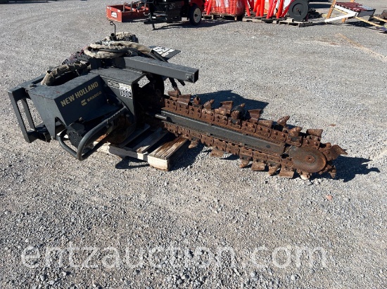 NEW HOLLAND BRADCO TRENCHER, MODEL 107602,