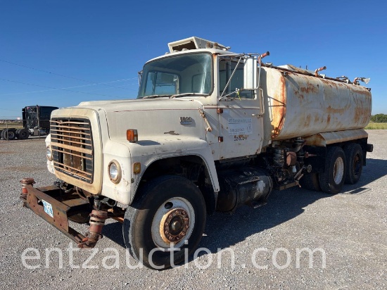 1979 FORD 8000 WATER TRUCK, CAT 3208 DIESEL,