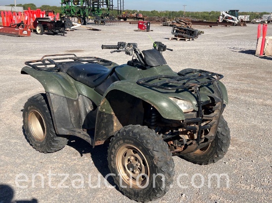 2007 HONDA TRX420TE FOURTRAX RANCHER 4 WHEELER,