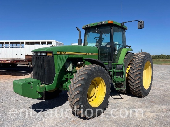 1995 JD 8200 TRACTOR, MFWA, 3PT, LARGE PTO, PS,
