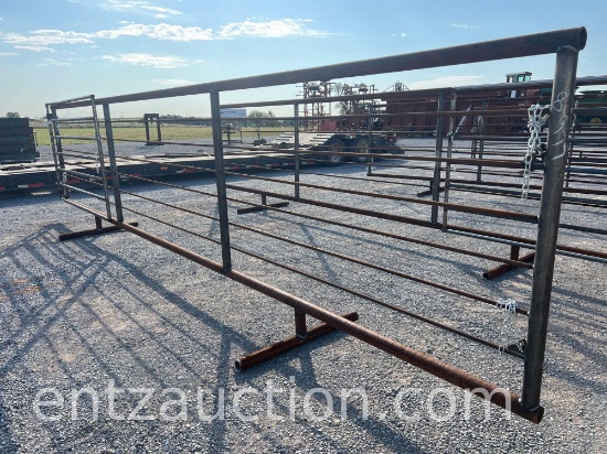 24' FREESTANDING PANEL, 59", 2 3/8" PIPE, 3/4" ROD
