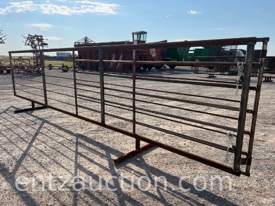 24' FREESTANDING PANEL, 59", 2 3/8" PIPE, 3/4" ROD
