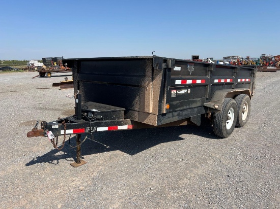 2021 PJ DUMP TRAILER, 7' X 14' X 30" SIDES,