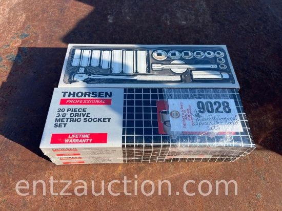 THORSEN PROFESSIONAL 20 PIECE, 3/8" DRIVE,