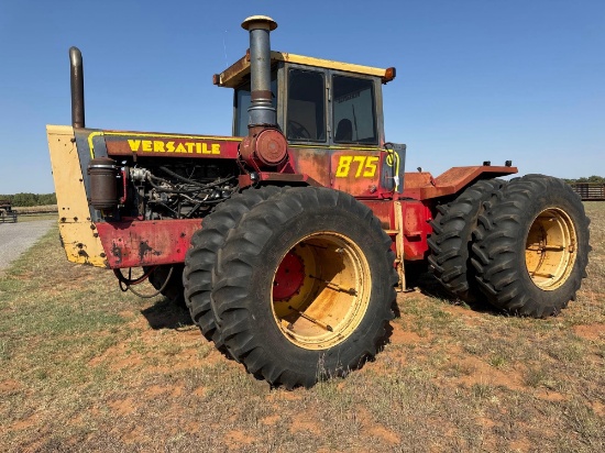1979 VERSITILE 875 TRACTOR, 855 CUMMINS, 12 SPEED,