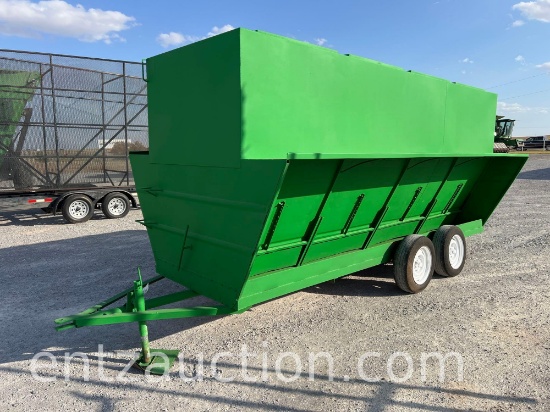RANCHERS PRIDE 16' PORTABLE CATTLE FEEDER,