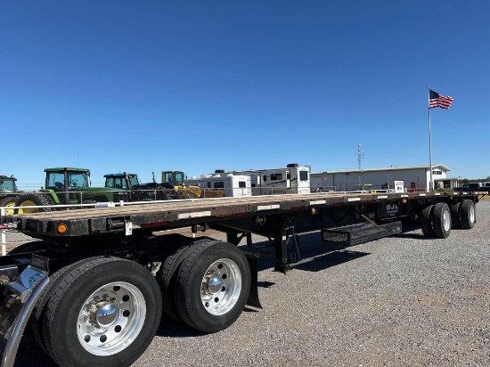 1988 LUFKIN FLATBED TRAILER, 50' X 96",