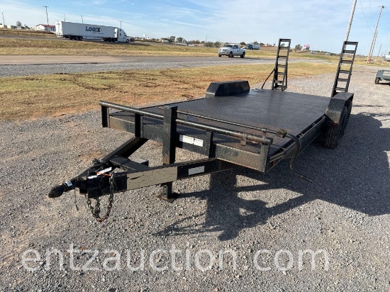 CAR HAULER TRAILER, 7' X 20', TA, BP,