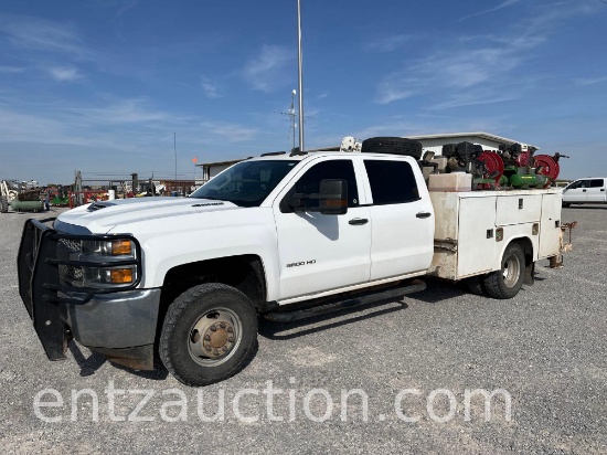 2019 CHEVY SILVERADO 3500 HD PICKUP, 4 DOOR,