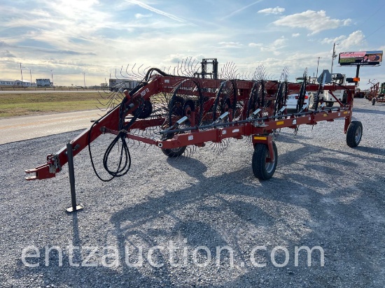 2023 RHINO RDF12 HAY RAKE, 24', DF, HIGH CAPACITY,