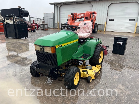 JD 455 RIDING MOWER, DIESEL, 54" CUTTING DECK,