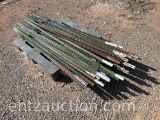 6' GREEN T POSTS, USED *SOLD TIMES THE QUANTITY*