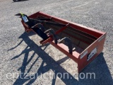 RHINO BX84 BOX BLADE W/ RIPPERS, 7', 3PT,