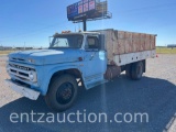 1966 CHEVY C60 TRUCK, 4/2 SPEED, 15' STEEL B&H,