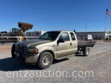 2001 FORD F350 PICKUP, EXT. CAB, AUTO, GAS, 2X4,