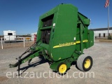 JD 567 ROUND BALER MEGAWIDE, LARGE 1000 PTO,