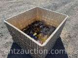 TOTE OF MISC. AIR FITTINGS, HYD. FITTINGS, WATER