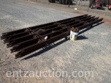 20' CONTINUOUS FENCE PANELS, 5 BAR W/ CONNECTORS