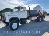 1990 FORD L9000 SAND BLAST UNIT, 3208 CAT ENG.,