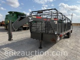 2017 NECKOVER GN STOCK TRAILER, 6' 6