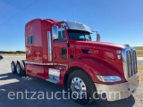 2012 PETERBILT 386 SEMI, SLEEPER, CUMMINS ISX