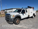 2011 FORD F550 PICKUP, EXT. CAB, GAS, AUTO,