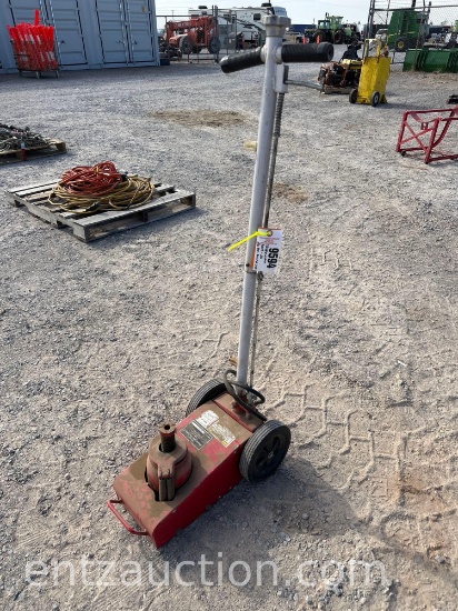 SHOPMASTER AHT-20, 20 TON AIR/HYD. FLOOR JACK