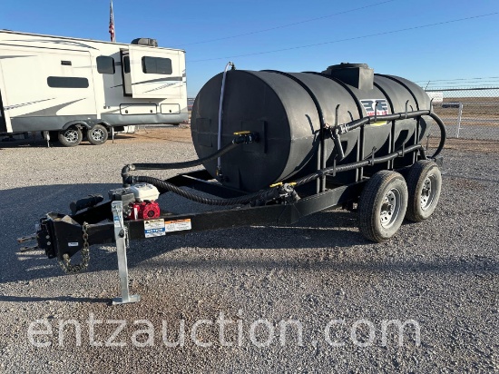 WYLIE 1,250 GAL. NURSE TANK, TA, PINTLE HITCH,